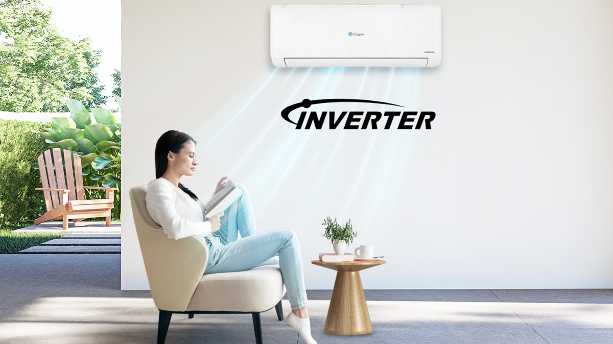 Công nghệ Inverter giúp máy lạnh vận hành êm ái, tiết kiệm điện