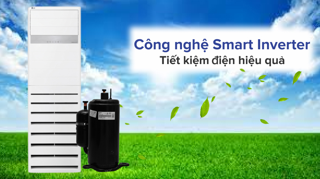 Điều hòa tủ đứng LG Inverter 46500 BTU ZPNQ48GT3A0 - Công nghệ tiết kiệm điện