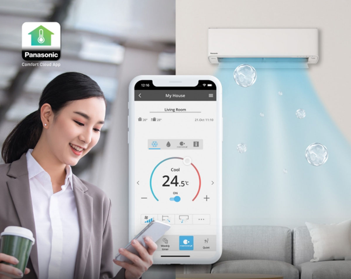 Ứng dụng Panasonic Comfort Cloud.