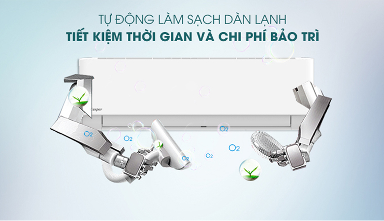 Điều hòa Casper tự động làm sạch i-clean