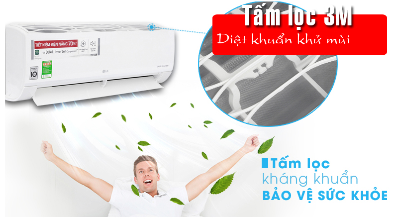 Điều hòa LG tấm lọc 3M